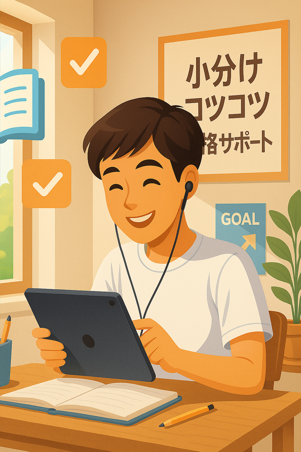楽しく学ぶ学生